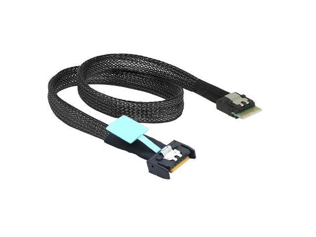 For Internal PCIE Mini SAS 38P to SFF-8654 4i Hard Drive Cable