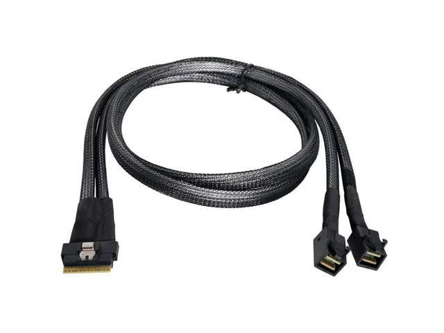 For MINI SFF-8654 8i 4.0 to 4X SAS SFF-8643 Server Connection Cable