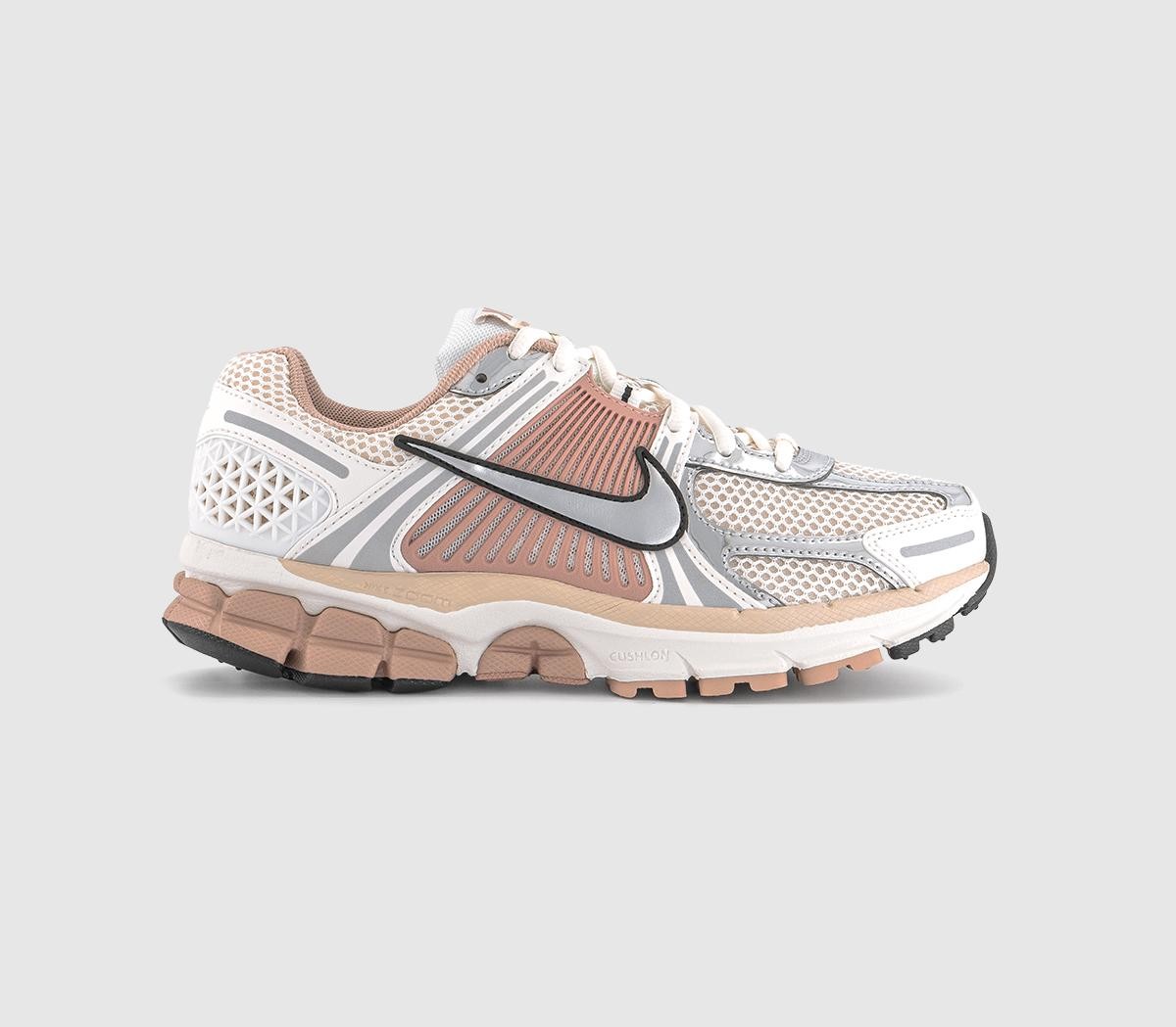 Nike Womens Zoom Vomero 5 Trainers Sail Pearl White Particle Pink, 8.5