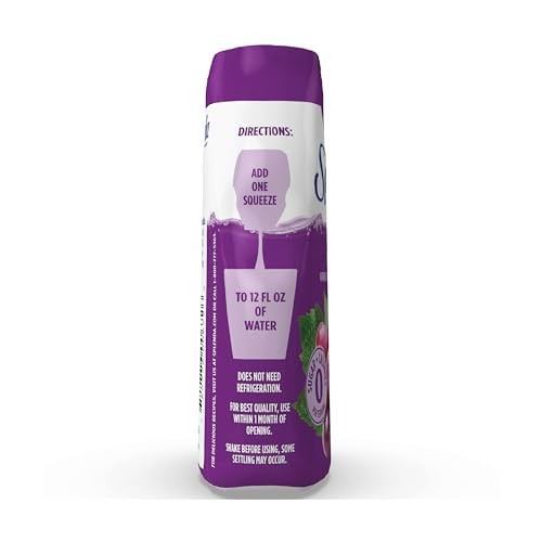 SPLENDA Liquid Water Enhancer Drops, Sugar Free, Zero Calorie, Natural Flavor, Concentrated Drink Mix, 3.11 Fl Oz Each Bottle (Grape, 1 Pack) thumbnail