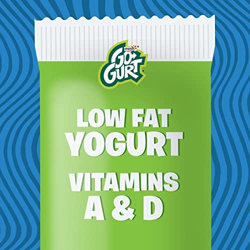 Go-GURT Marvel Spider-Man Wall Crawler Strawberry and Heroic Punch Kids Fat Free Yogurt Variety Pack, Gluten Free, 2 Oz Yogurt Tubes (8 Count) thumbnail