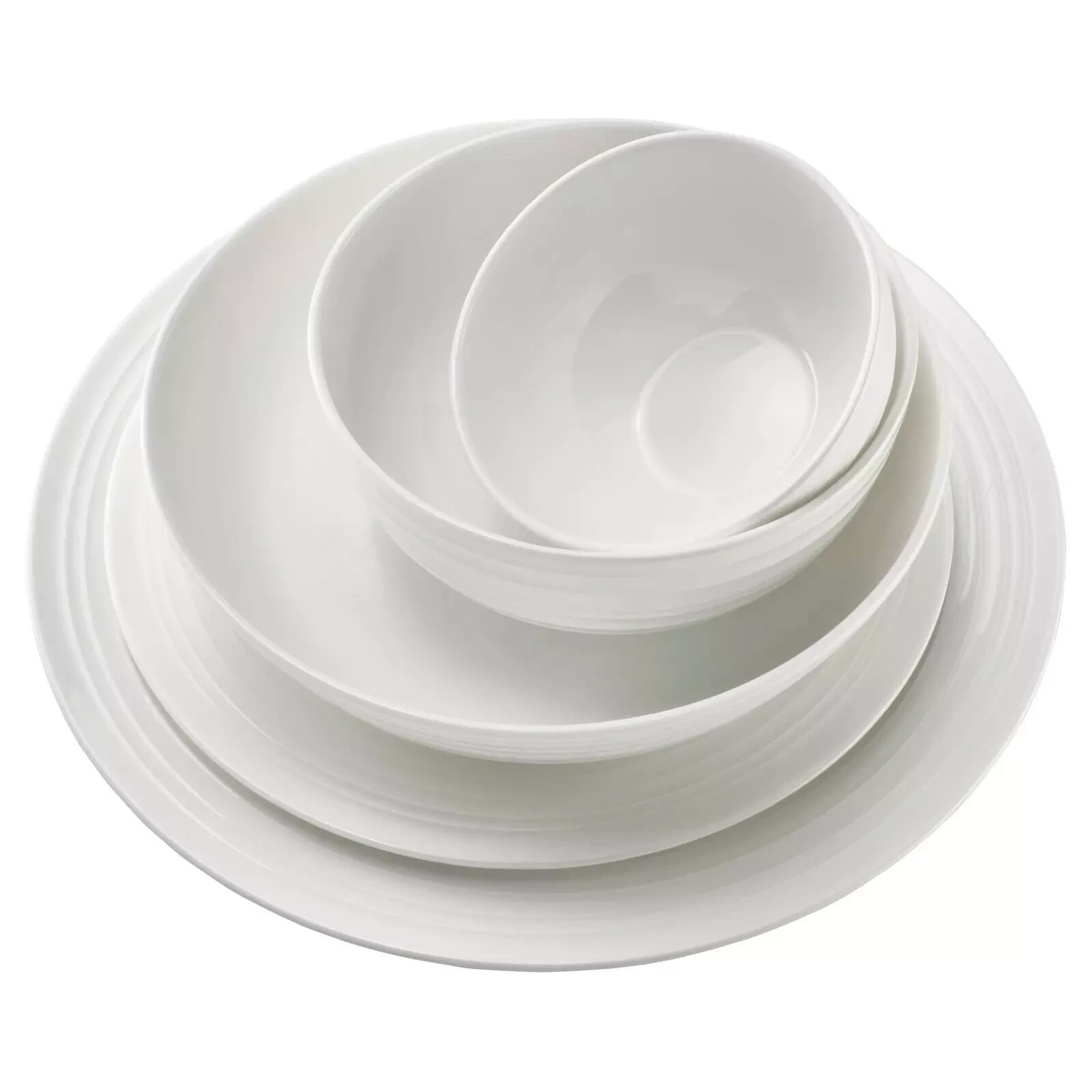 Mikasa Ciara 40-Piece Dinnerware Set, Bone China, Chip-Resistant, Service for 8