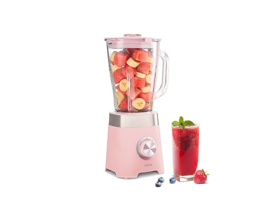 Liquidificadora Qilive Q.5674 Rosa 1.5l