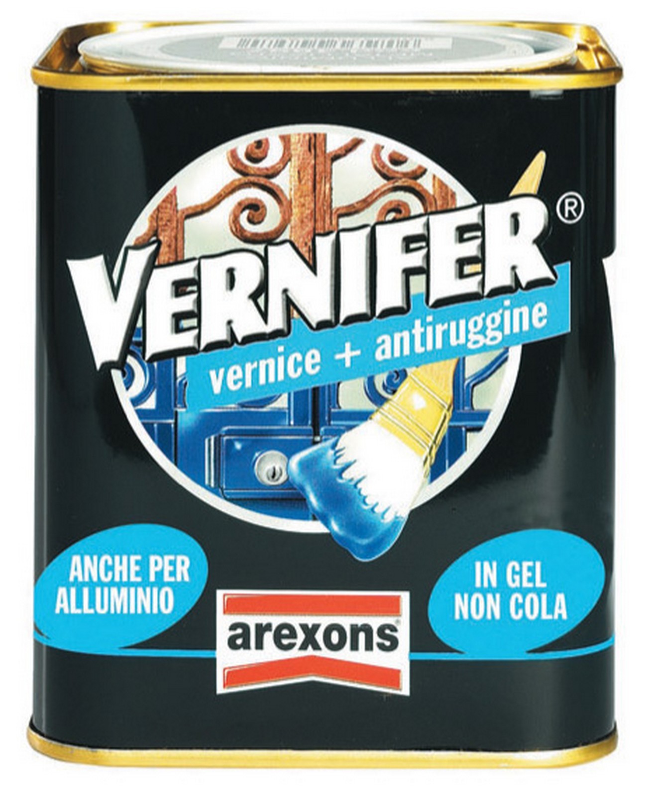 Vernice E Antiruggine Vernifer Antichizzante Antracite Ml 750 Colore 4888 Cod:ferx.1922