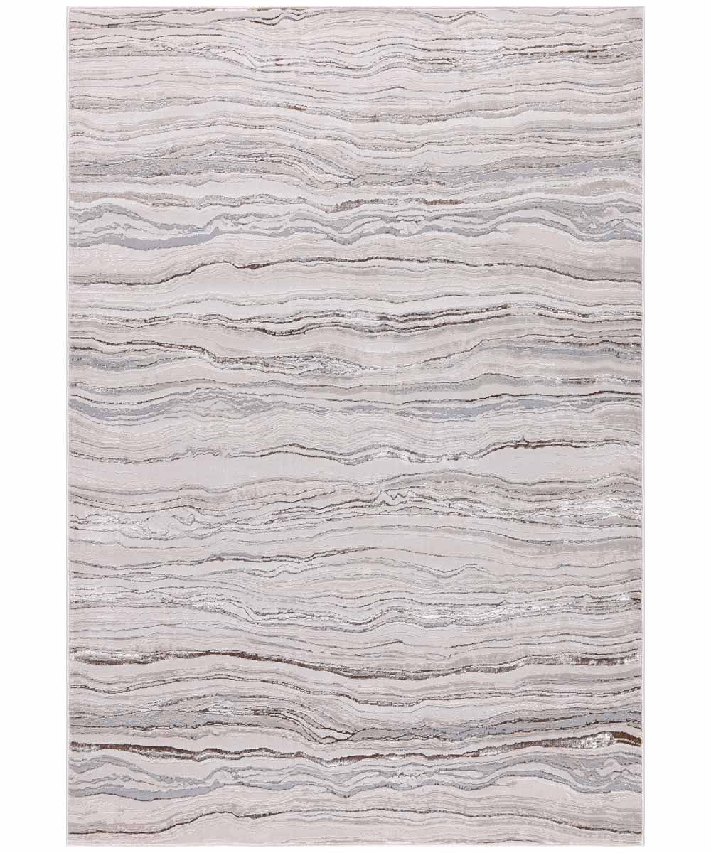 Tappeto NEVADA 9253 Beige Cm.140x200 Colori Naturali Design Moderno Effetto Roccia