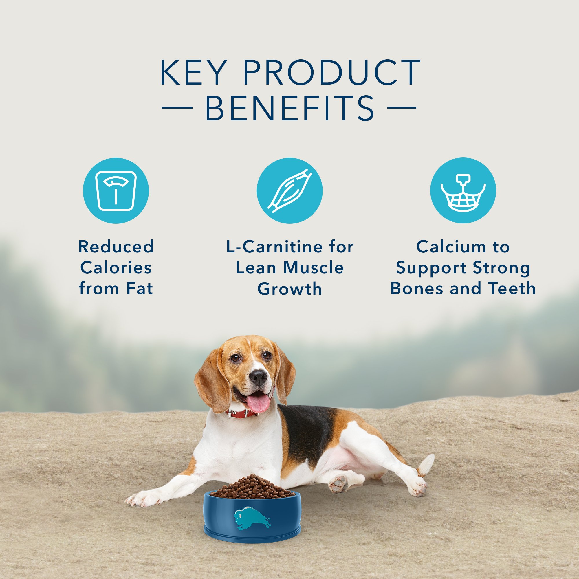 Blue Buffalo Blue Carnivora Woodland Blend Optimal Prey Nutrition High Protein, Grain Free Healthy Weight Dry Dog Food, 22 Lbs. thumbnail
