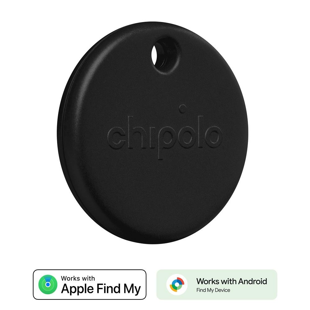 Chipolo POP Tracker Tag - Colorful  Compatible  Loud Bluetooth Tracker with Call Your Phone & Out of Range Alert  Works with Apple Find My or Find Hub
