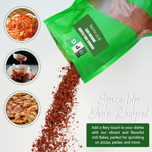 NPG Authentic Sichuan Chili Flakes 16 Ounces  Medium Hot  Szechuan Crushed Red Pepper Flakes Bulk  Spice Seasoning for Making Kimchi  Chili Oil  Stir- thumbnail