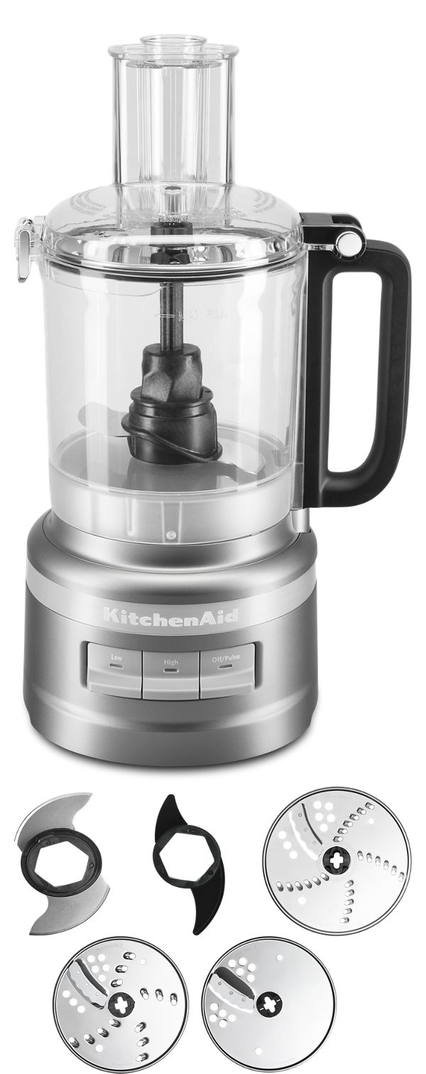 KitchenAid® 9 Cup Food Processor Plus in Silver, KFP0919CU