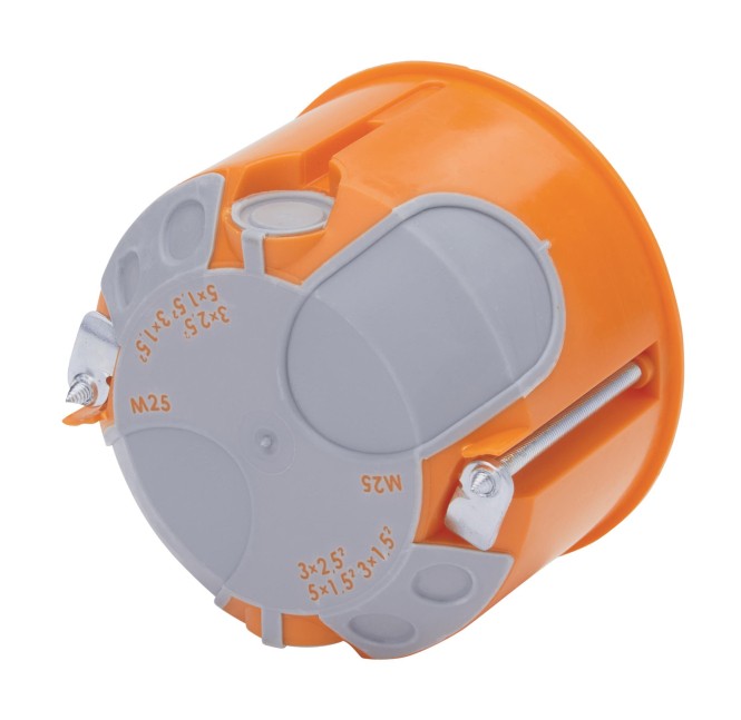 F-tronic HW-Gerätedose Winddicht E2700 47mm Tief 7360028 (Inhalt 25 Stück)