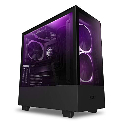 Color Black NZXT - H510 Elite Compact ATX Mid-Tower Case with Dual-Tempered Glass - Matte Black