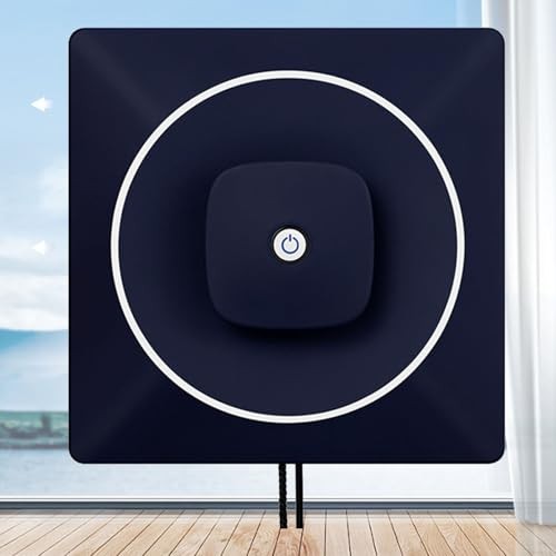 RJJWXSMGS Smart Window Cleaning Robot,Automatic Water Spray and APP/Remote Control for Glass,Tile and Marble,Intelligent Path Planning