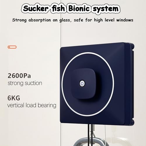 RJJWXSMGS Smart Window Cleaning Robot,Automatic Water Spray and APP/Remote Control for Glass,Tile and Marble,Intelligent Path Planning thumbnail