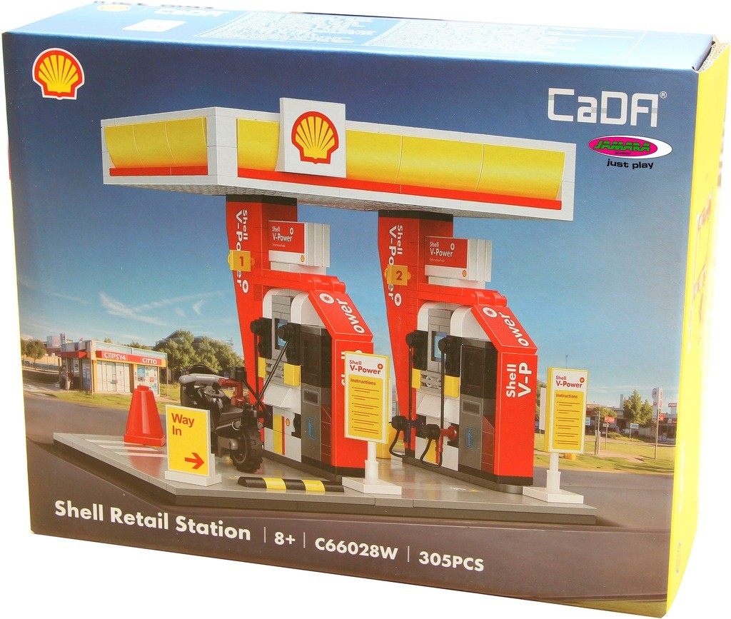 Jamara Konstruktions-Spielset »CaDA, Shell Tankstelle Bricks«, (305 St.) thumbnail
