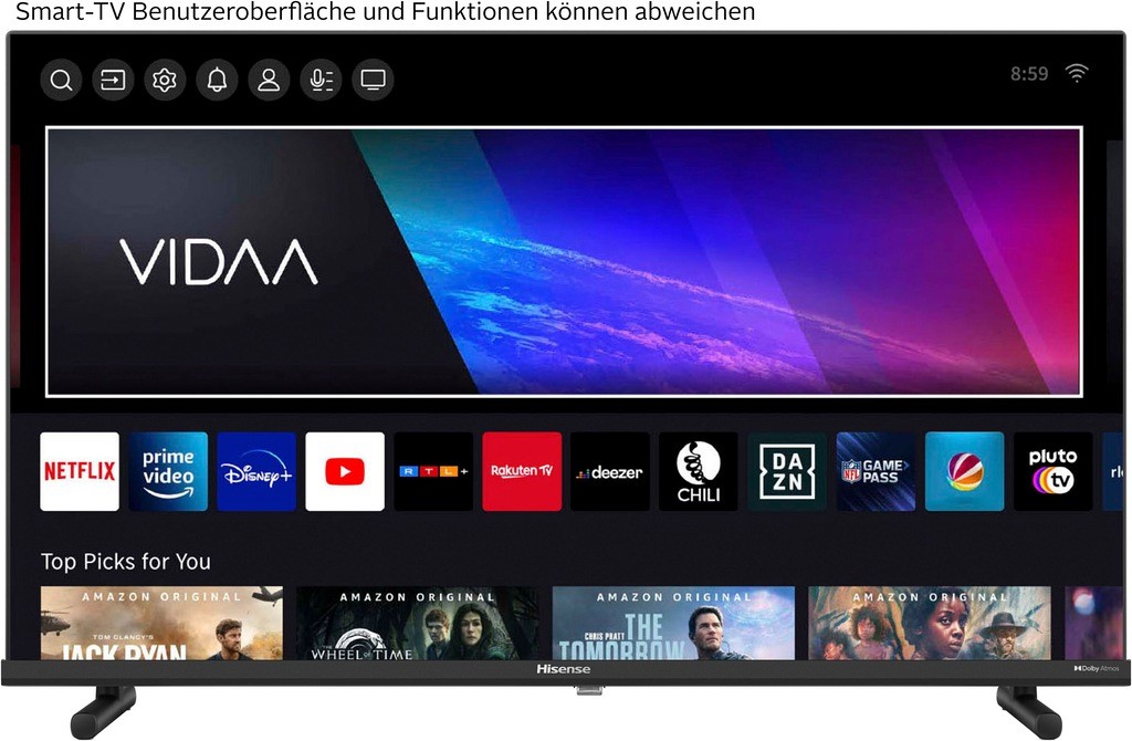 Hisense QLED-Fernseher »32A5Q«, Full HD, Smart-TV, 2K FHD QLED thumbnail
