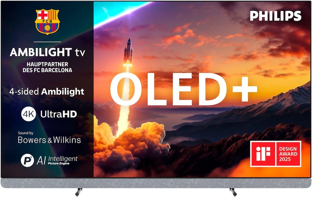 Philips OLED-Fernseher »55OLED910/12«, 4K Ultra HD, Google TV-Smart-TV