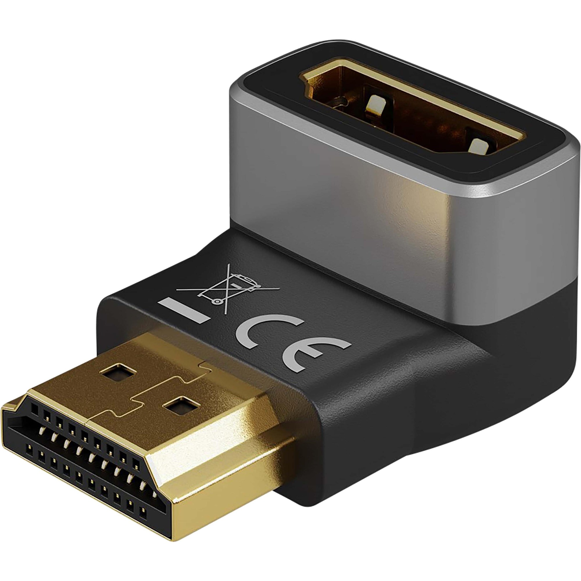 Pro Plus - HDMI - Angled Adapter 270° Vertical - Black