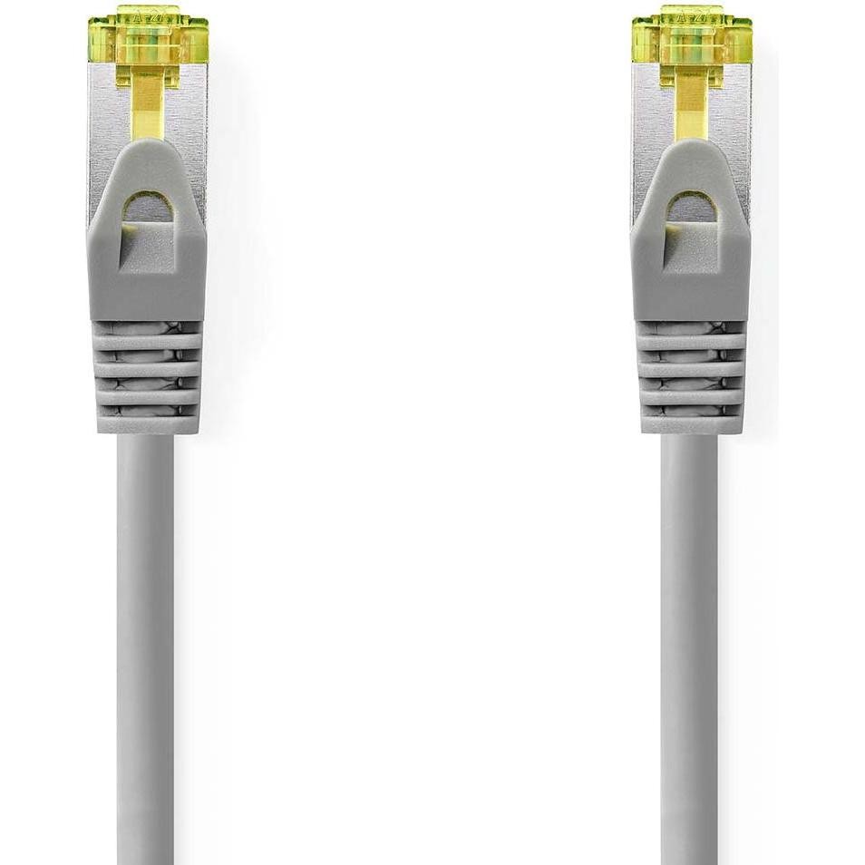 Nedis Cat 8.1 Network Cable | S/FTP | RJ45 Male | RJ45 Male | 3.00 M | Round | LSZH | Grey | Label