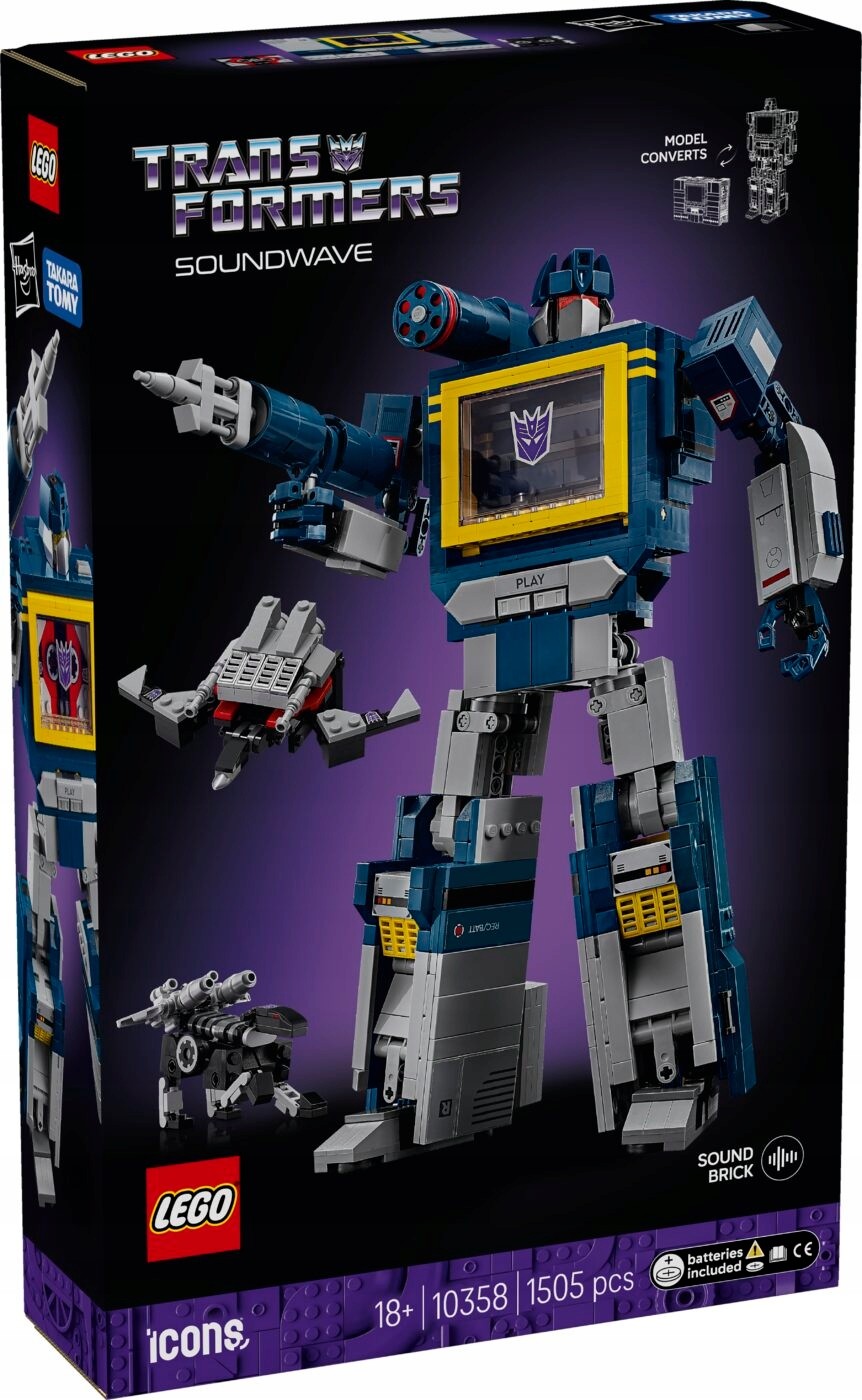LEGO 10358 - Icons Transformers Soundwave