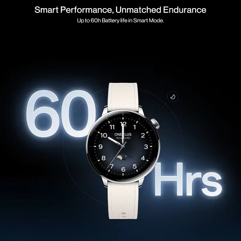 OnePlus Watch 3 43mm OPWE242 Black Steel EU thumbnail