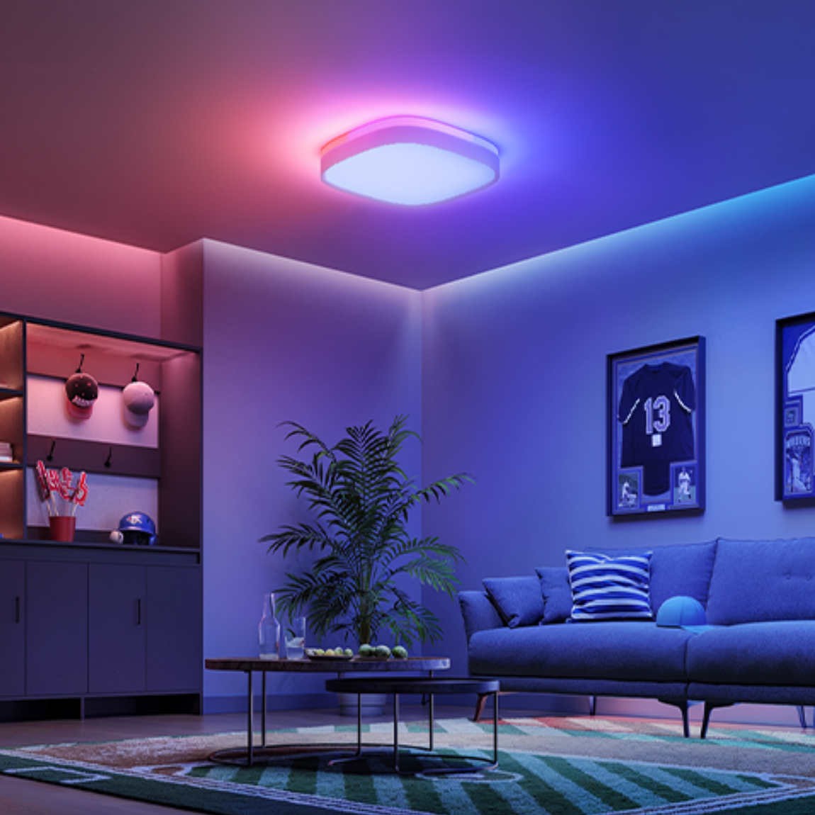 Govee 12inch RGBWW + RGBIC Square Smart Ceiling Li thumbnail