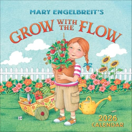 Mary Engelbreit's Grow with the Flow 2026 Mini Wall Calendar Engelbreit, Mary [Used - as New]
