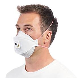 Masque De Protection Respiratoire 3M Aura Cool Flow 9332+, à Usage Unique, Type Masque à Particules FFP3, EN 149:2001 + A1:2009, Avec Valve, Polypro