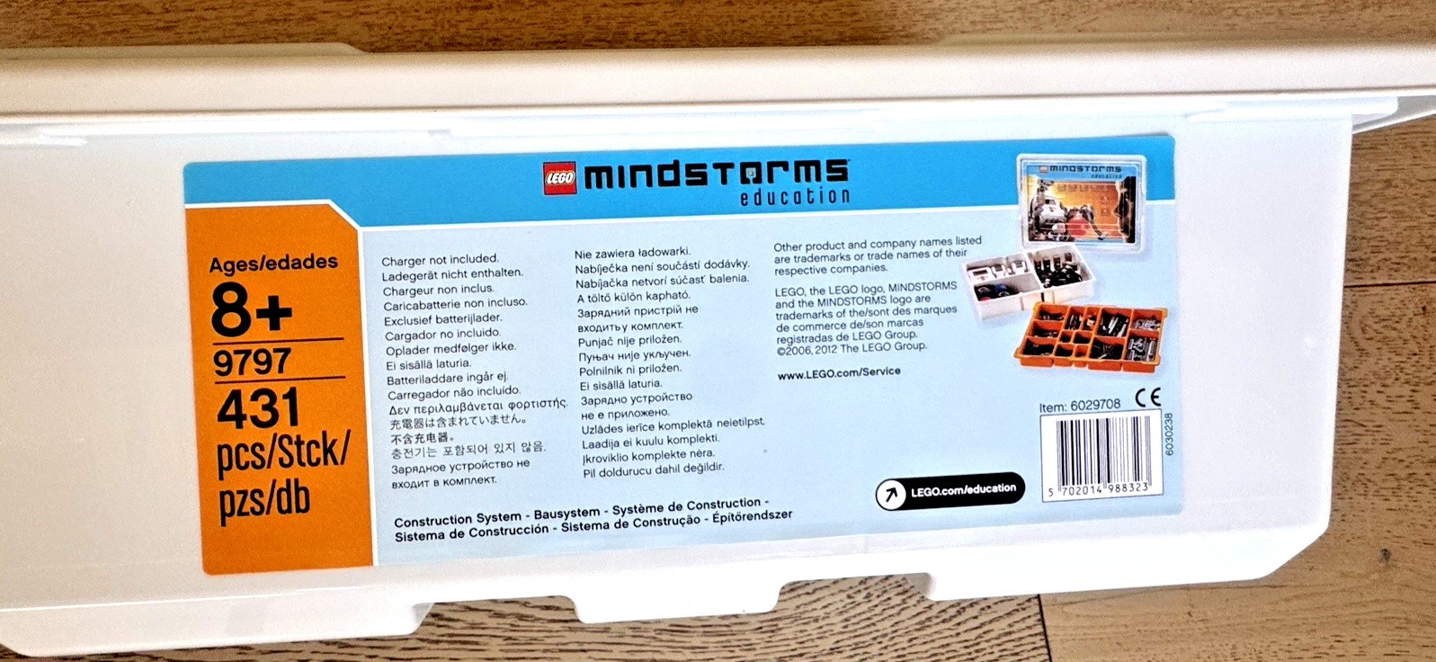 LEGO Mindstorms Education Base Set (9797)  OPEN BOX - Parts in Sealed, Orig. Pkg