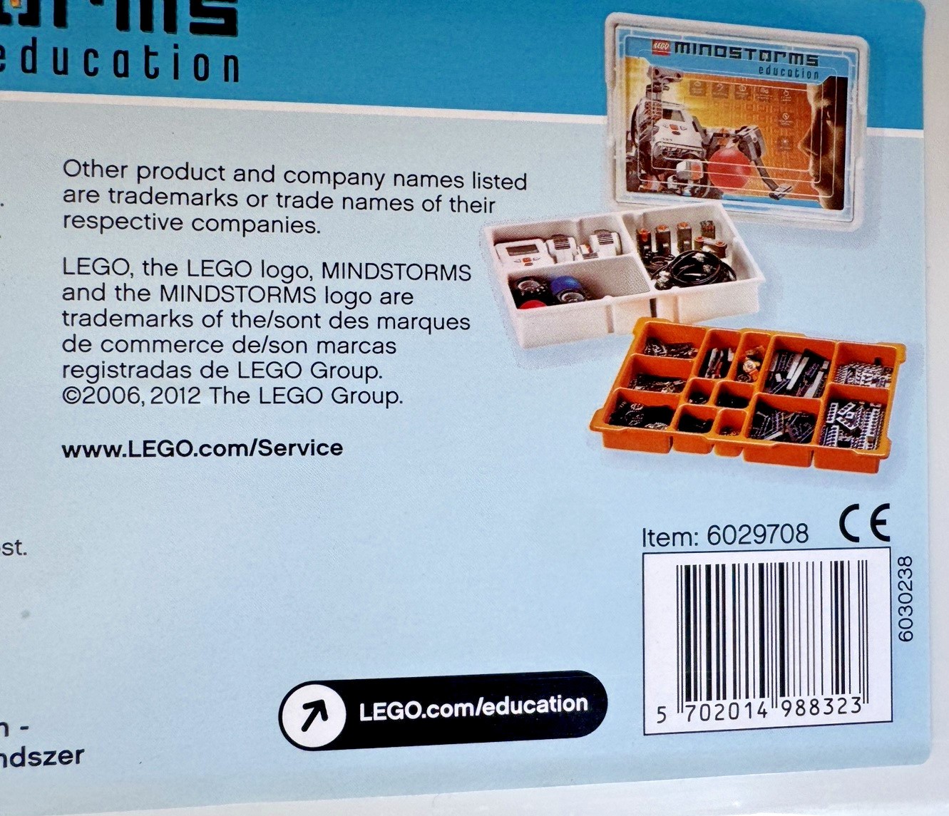 LEGO Mindstorms Education Base Set (9797)  OPEN BOX - Parts in Sealed, Orig. Pkg thumbnail
