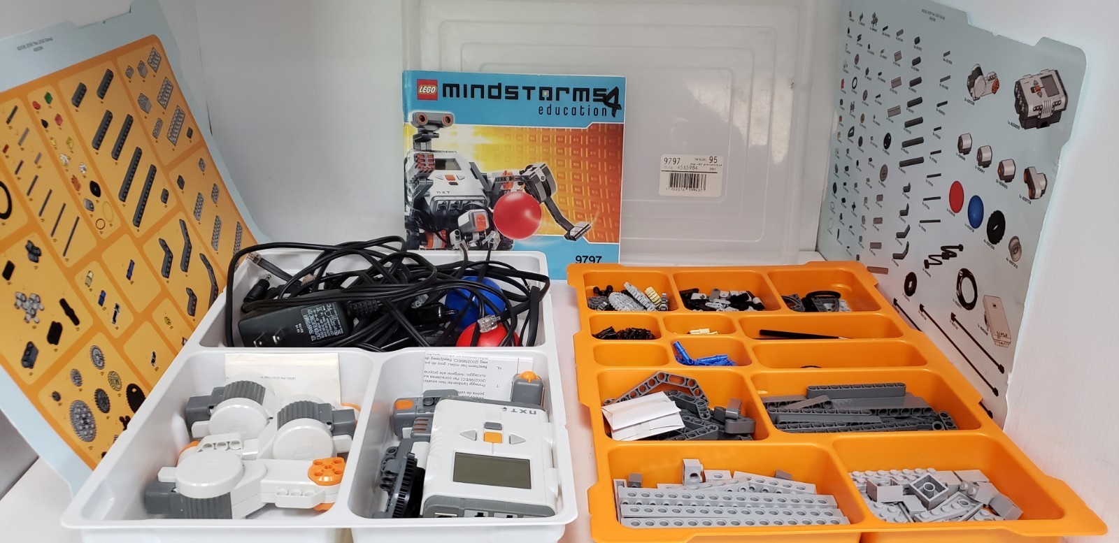 Lego 9797 Mindstorms Education Base Set W/battery Ac Plug (complete Set)