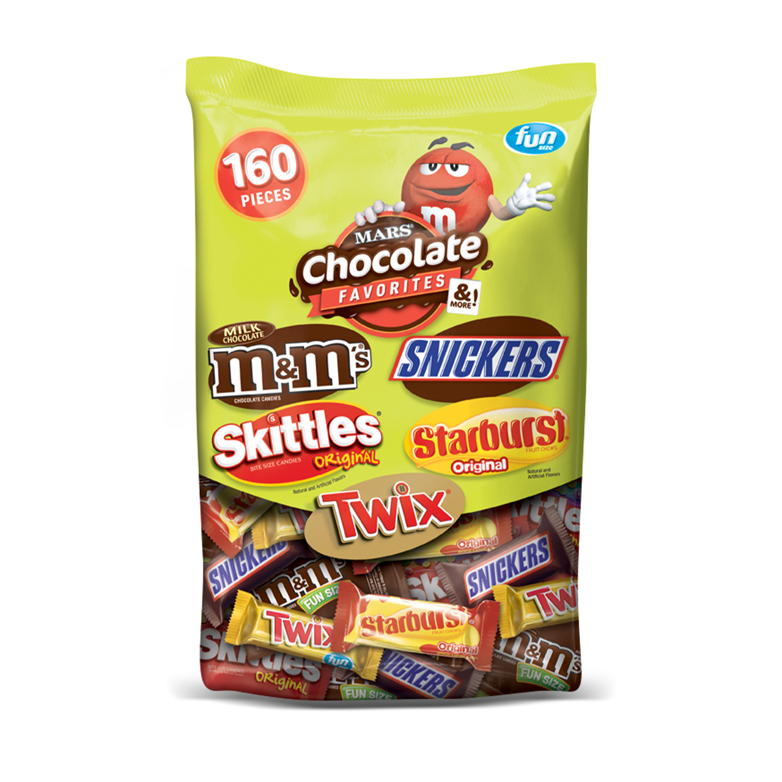 Diet info for Mars Candies Fun Size Assorted Chocolate Favorites & More ...