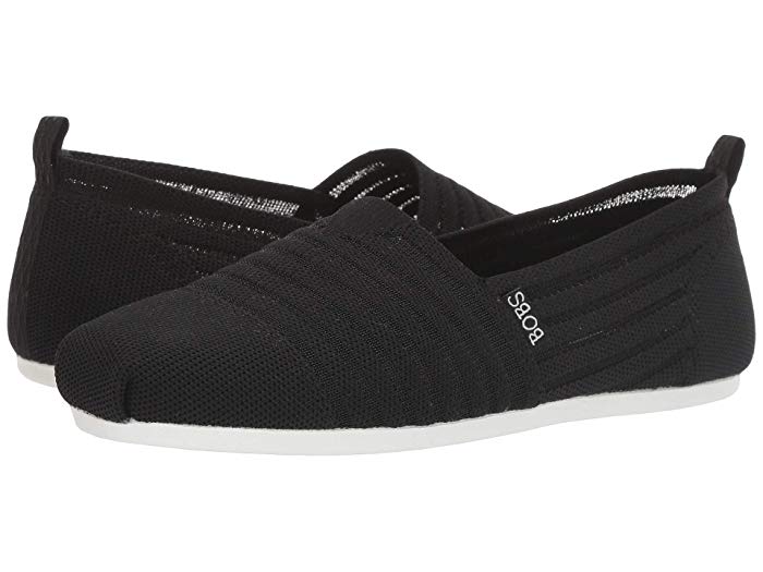 Women's Skechers BOBS Plush Golden Hour Alpargata, Size: 10 M, Black