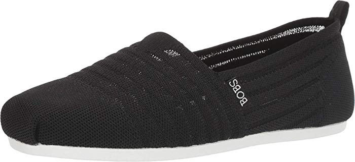 Women's Skechers BOBS Plush Golden Hour Alpargata, Size: 10 M, Black thumbnail