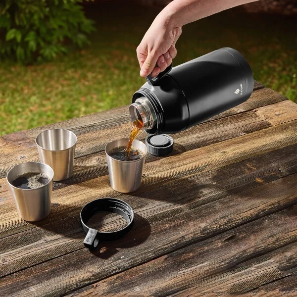 Manna 64oz Stack Jug with 4 Stainless Steel Cups – Insulated Tumbler Set