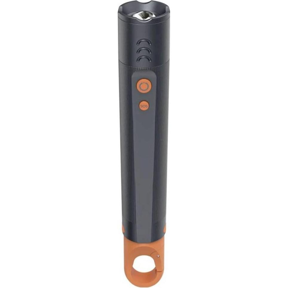Hama 00228605 Flx600 LED Torch Aluminium Shockproof 4 Modes Sos Zo