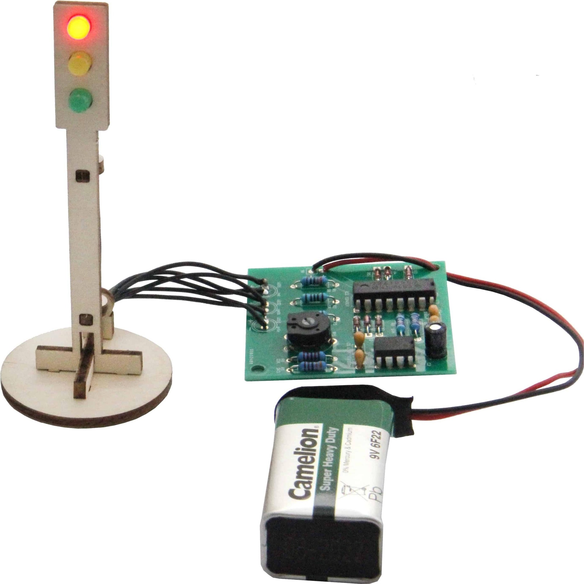 Sol Expert 73880 Electronic Traffic Light Kit for 14+ Ages Assembl