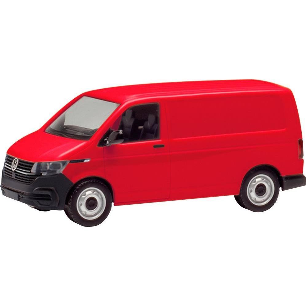 Herpa 096799-002 H0 PKW Modell Volkswagen T6.1 Kasten, Kirschrot