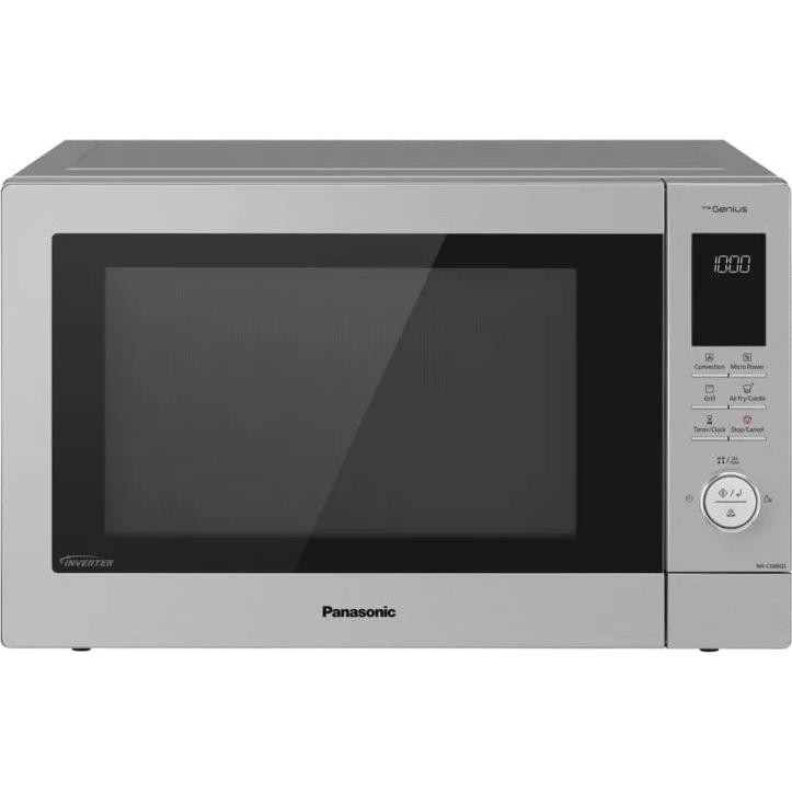 Panasonic NN-CD88QSEPG Mikrowelle Edelstahl 1000 W Grillfunktion, Mit Display