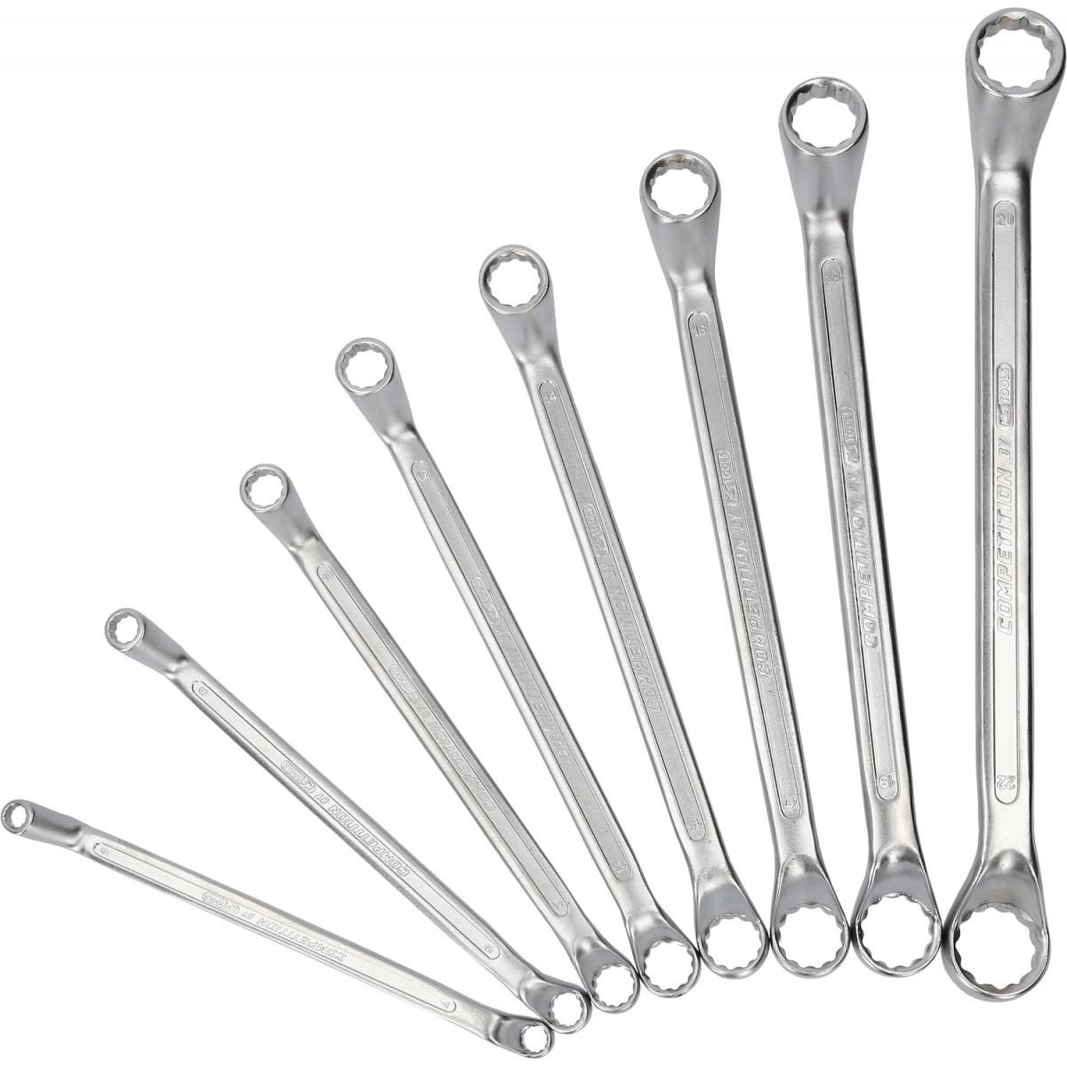KS Tools 512.0218 COMPETITION Box Wrench Set 8-piece Steel