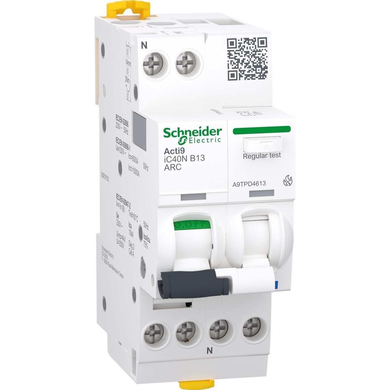 Schneider Electric A9TPD4613 Fehlerlichtbogen-Schutzeinrichtung