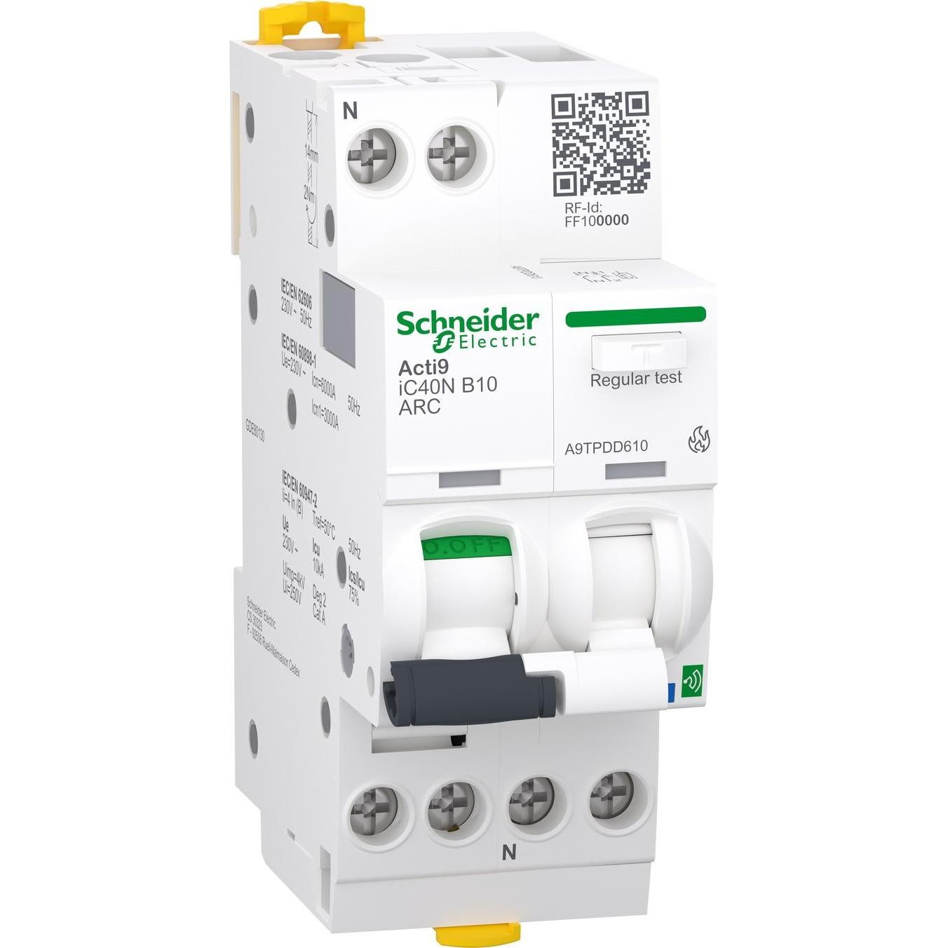 Schneider Electric A9TPDD610 Fehlerlichtbogen-Schutzeinrichtung