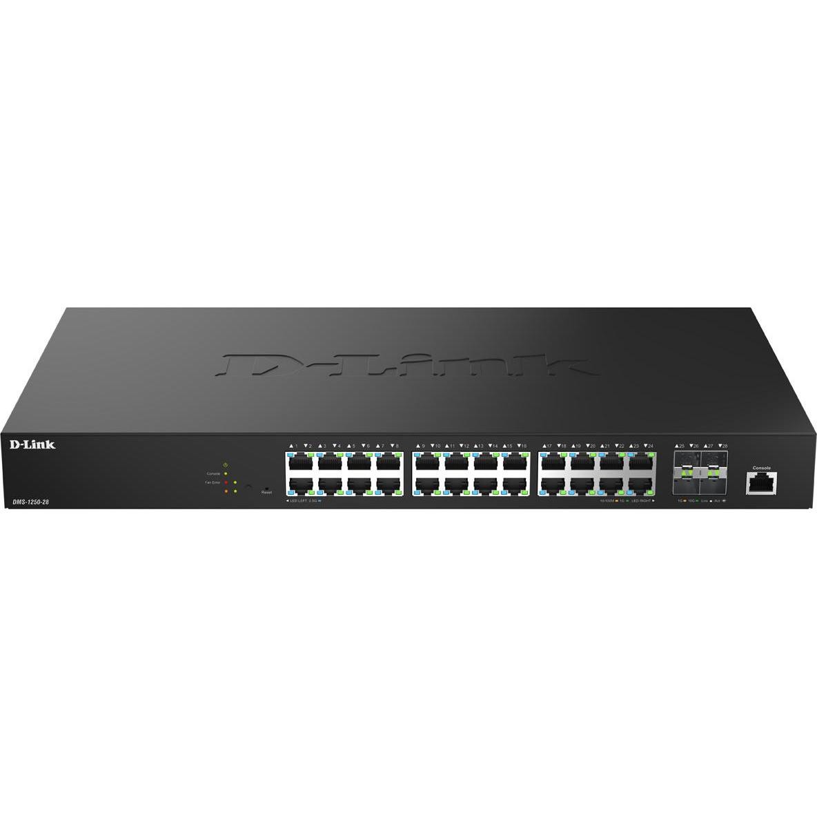 D-Link D-Link DMS-1250-28/E 28-Port Multi-GB Smart Manag. Switch