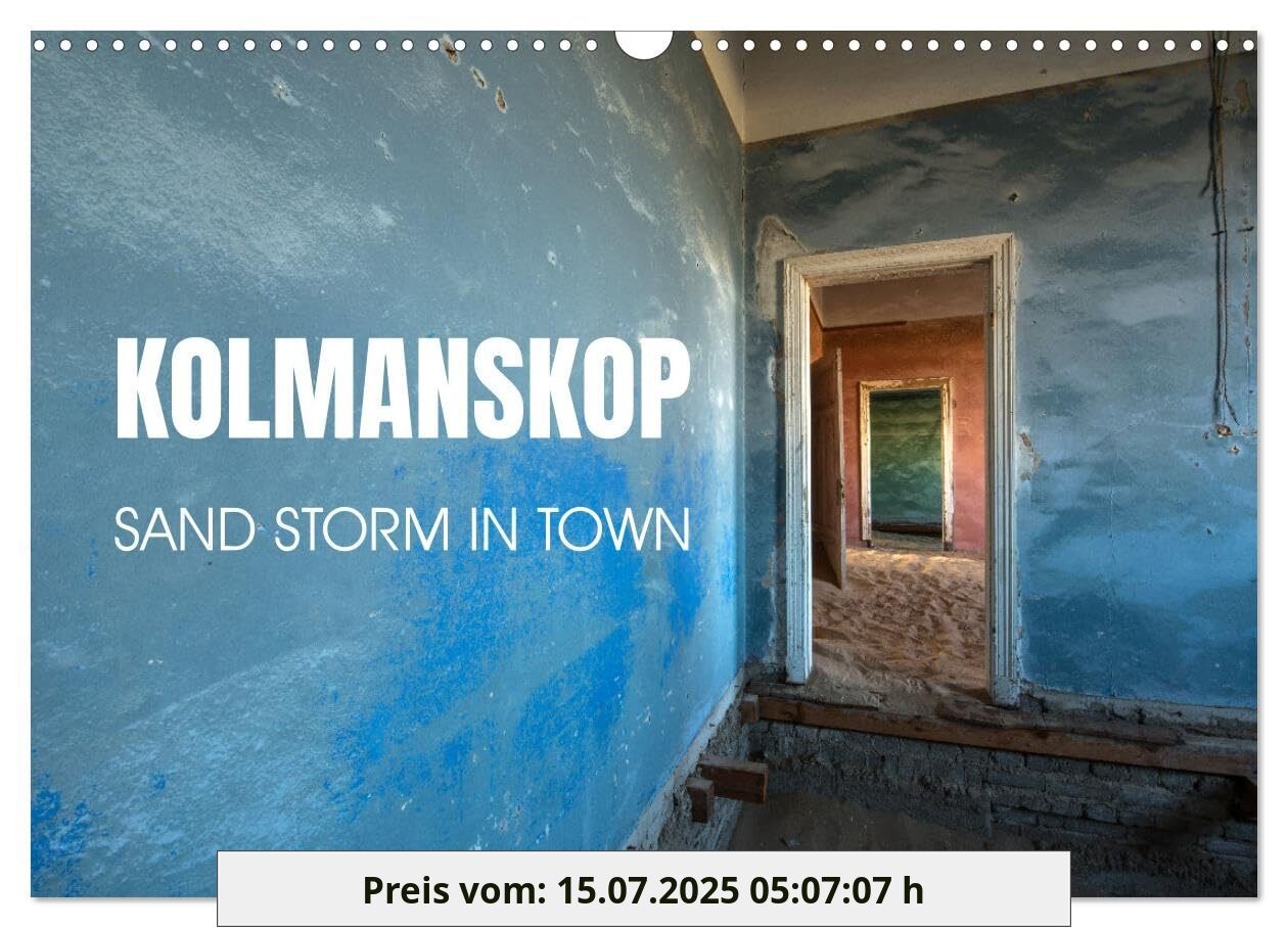 Kolmanskop Sand Storm in Town (Wall Calendar 2026 DIN A3 Landscape), CALVENDO 12 Month Wall Calendar: Ghost Town Mine thumbnail