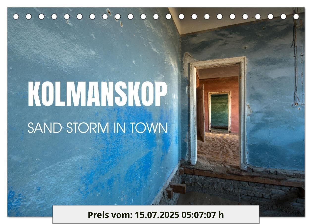 Kolmanskop Sand Storm in Town (Desk Calendar 2026 DIN A5 Landscape), CALVENDO 12 Month DeskCalendar: Ghost Town Mine thumbnail