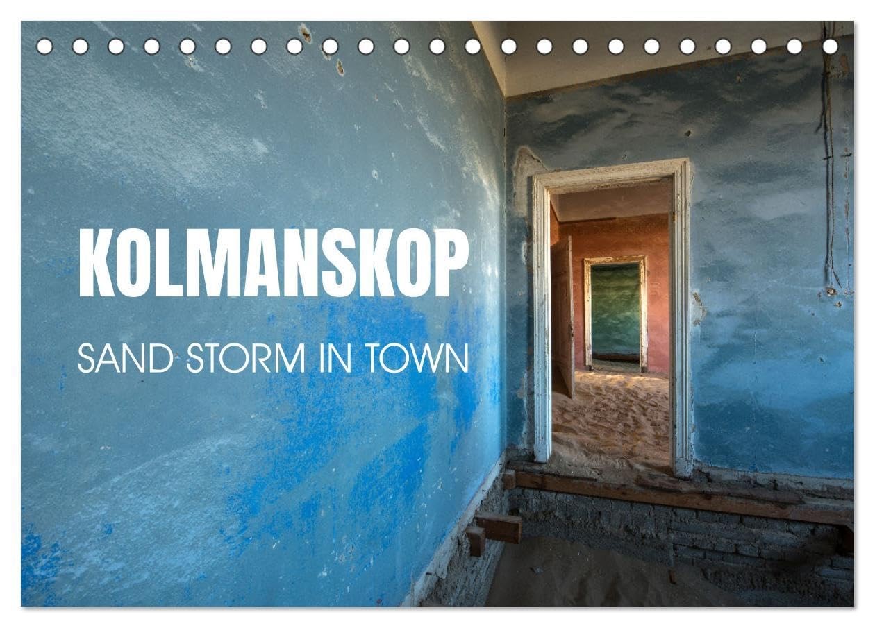 Kolmanskop Sand Storm in Town (Desk Calendar 2026 DIN A5 Landscape), CALVENDO 12 Month DeskCalendar: Ghost Town Mine thumbnail