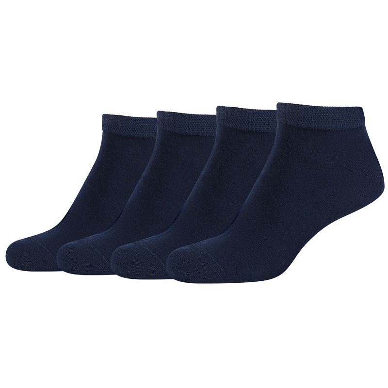 4er Pack Camano Soft Bamboo Sneakersocken 5999 - Navy 39-42