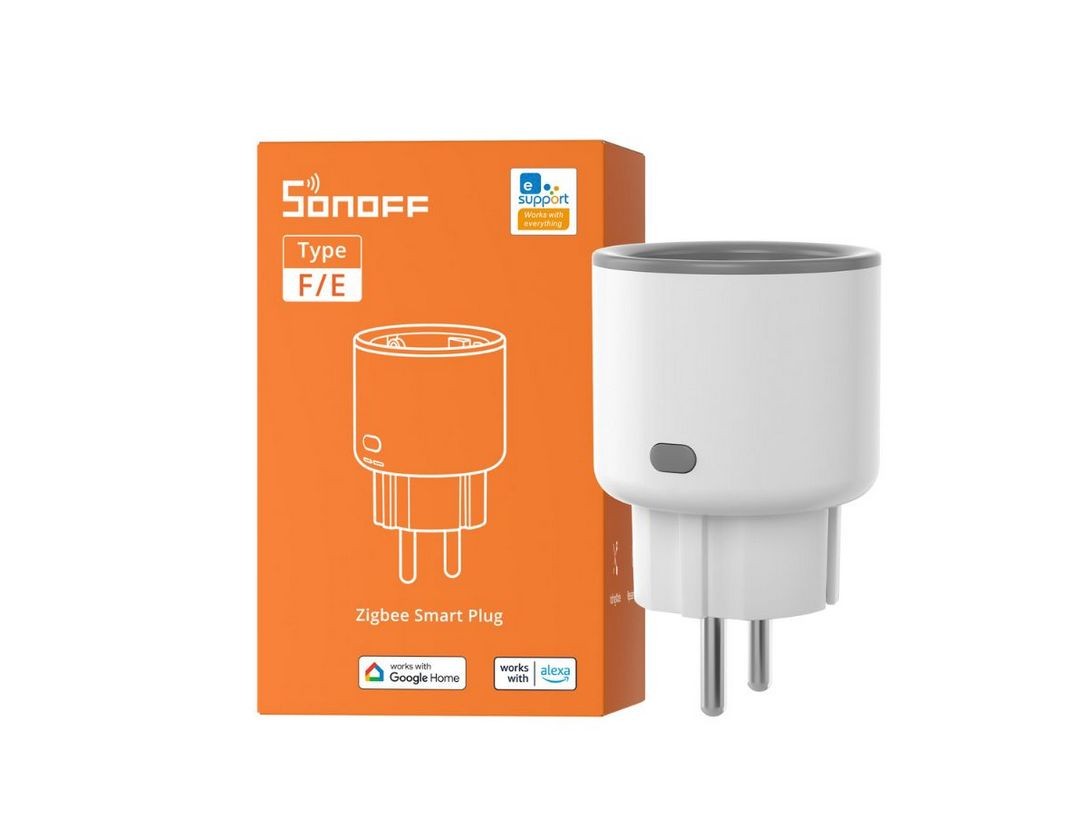 1-4PCS SONOFF S60ZBTPF EU 16A IPlug Zigbee Smart Plug Smart Home Outlet Socket with Energy Monitoring Supports Alexa Google Home thumbnail