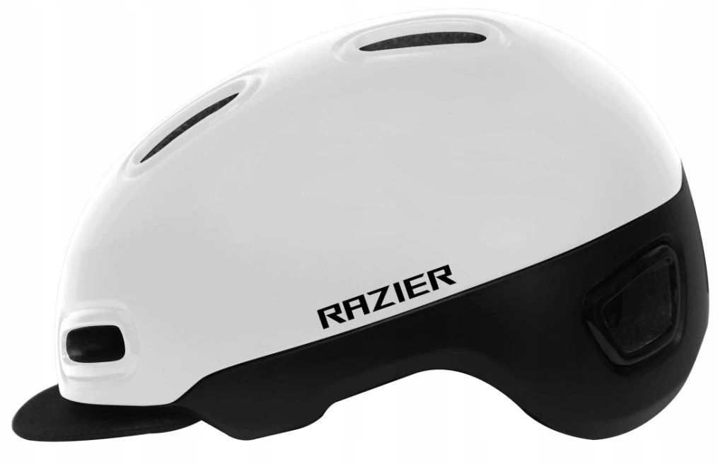 Kask Rowerowy Razier Ironball White/Black 38161 24791/S