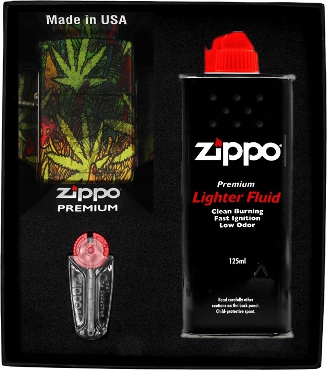 Zestaw Zippo Zapalniczka Counter Culture Design Prezentowy No1