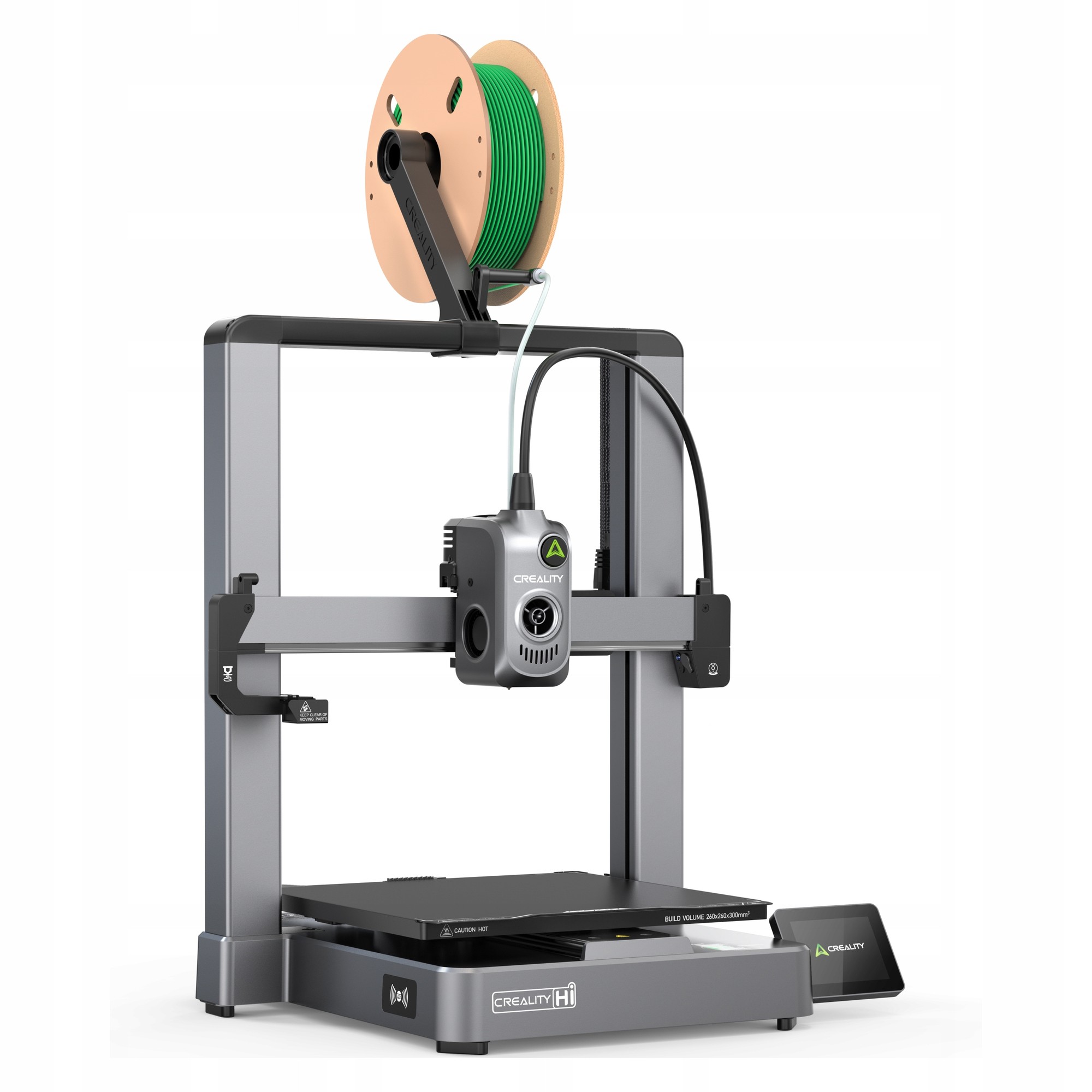 Creality - Hi Multi-Color 3.2-Inch Touchscreen 3D Printer - Gray